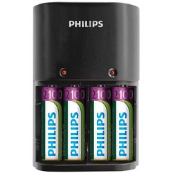 Philips MultiLife Charger + 4xAA 2100 mAh