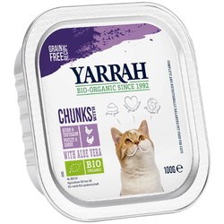 Yarrah Organic Chunks with Chicken and Turkey 100 g 12 pcs