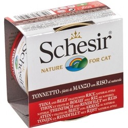 Schesir Adult Canned Tuna/Beef/Rice 6 pcs