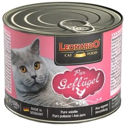 Leonardo Adult Canned with Poultry 200 g 6 pcs