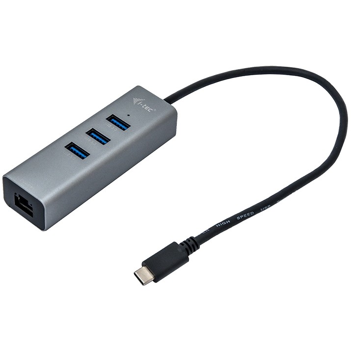 i-Tec USB-C Metal HUB 3 Port + Gigabit Ethernet Adapter