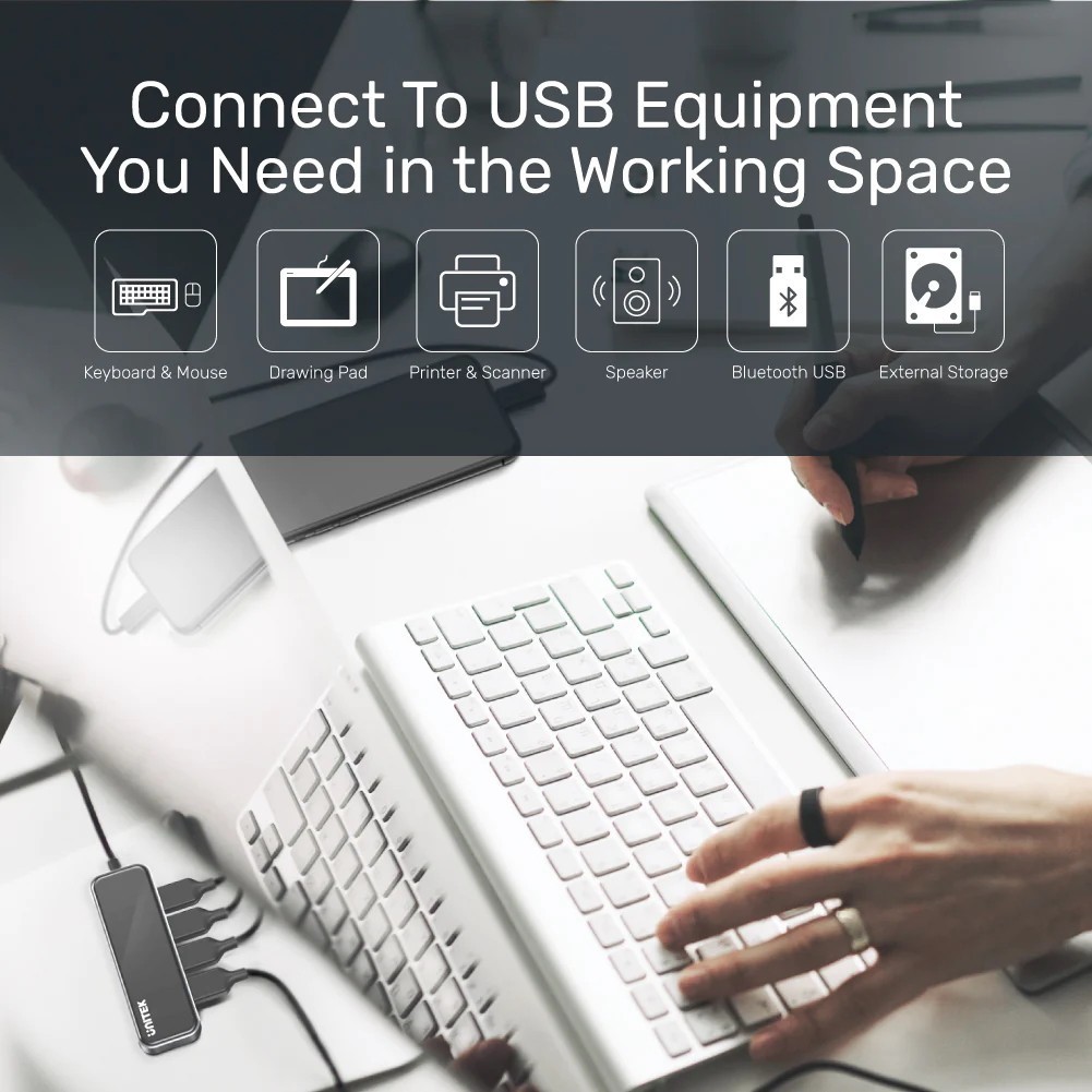 Unitek uHUB Q4 Exquisite 4 Ports USB 3.0 Hub