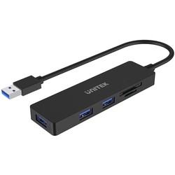 Unitek uHUB Q4+ 5-in-1 USB 3.0 Hub with Dual Card Reader
