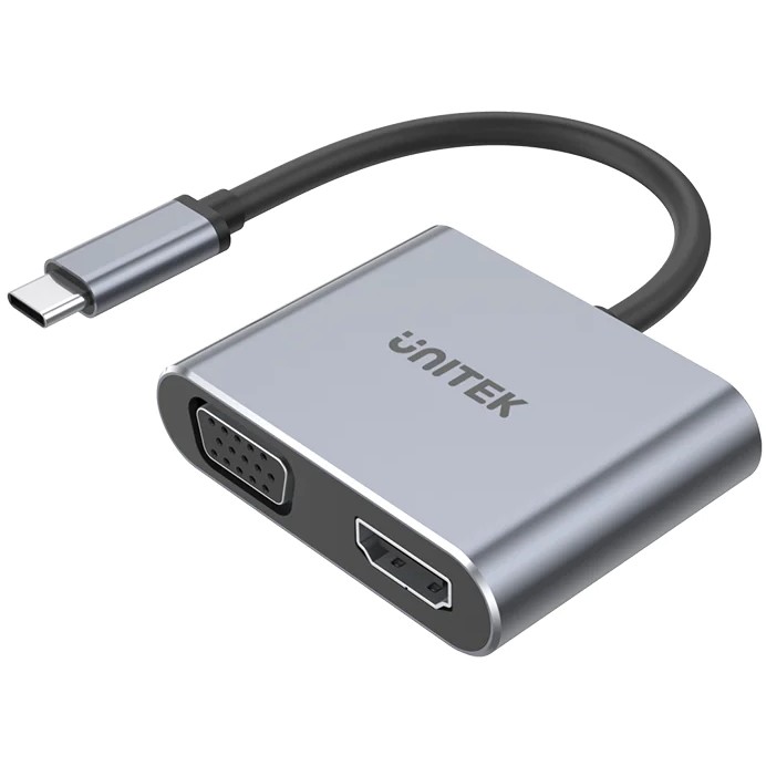 Unitek uHUB Q4 Lite 4-in-1 USB-C Hub with MST Dual Display and PD 100W