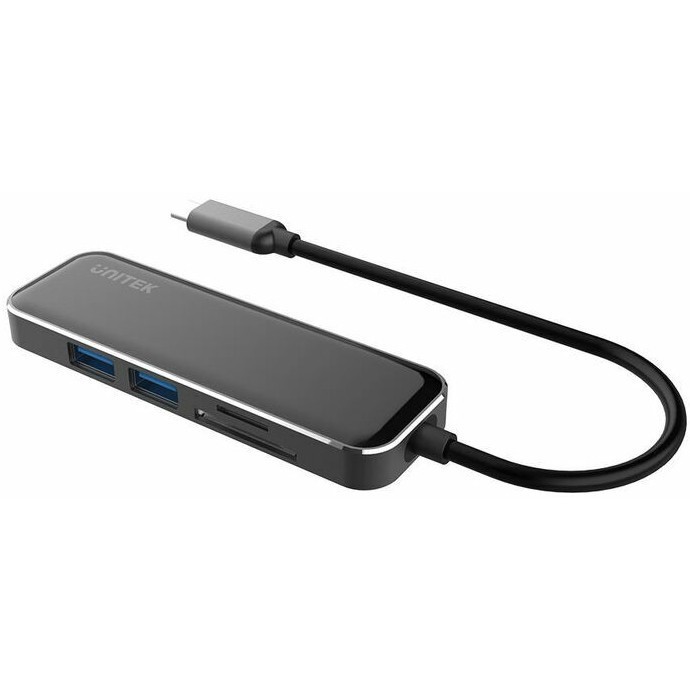 Unitek uHUB P5+ Exquisite 5-in-1 USB-C Hub with HDMI and Dual Card Reader