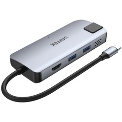 Unitek uHUB P5+ 5-in-1 USB-C Ethernet Hub with HDMI and 100W Power Delivery