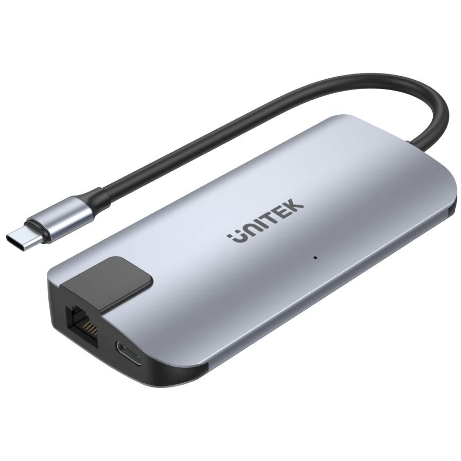 Unitek uHUB P5+ 5-in-1 USB-C Ethernet Hub with HDMI and 100W Power Delivery