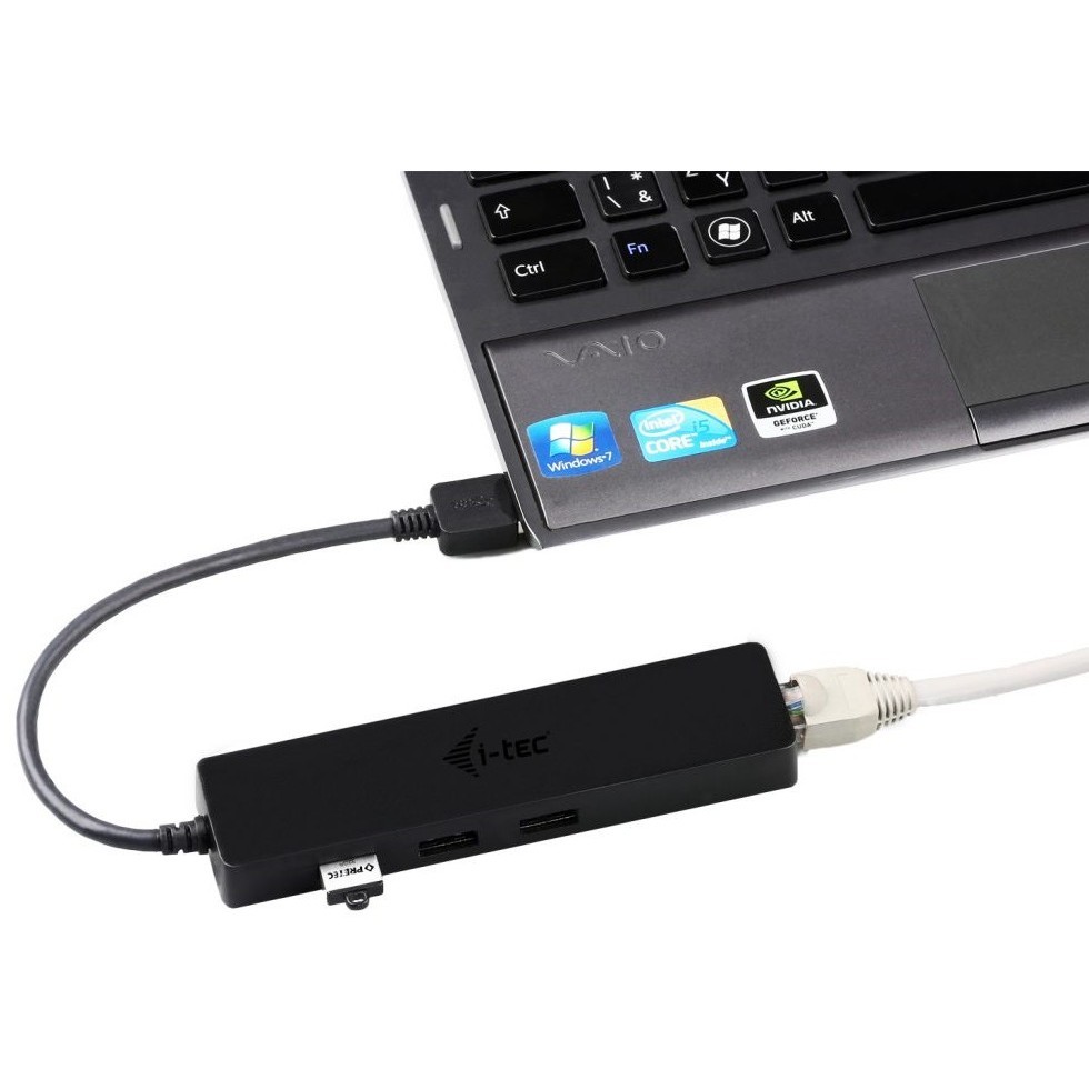 i-Tec USB 3.0 Slim HUB 3 Port + Gigabit Ethernet Adapter