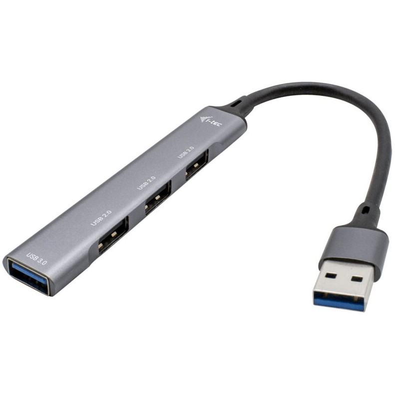 i-Tec USB 3.0 Metal HUB 1x USB 3.0 + 3x USB 2.0