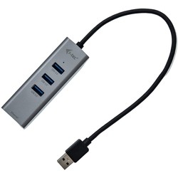 i-Tec USB 3.0 Metal HUB 3 Port + Gigabit Ethernet Adapter