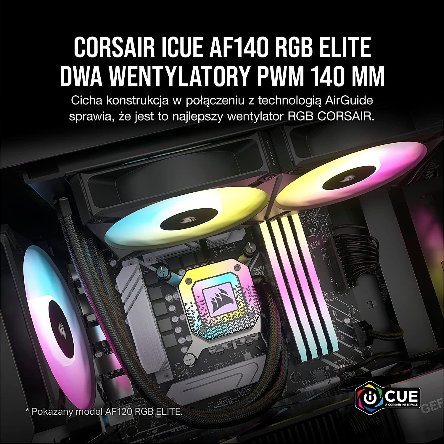 Corsair iCUE AF140 RGB ELITE Dual Fan Kit