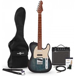 Gear4music Knoxville Select Electric Guitar SSS Amp Pack