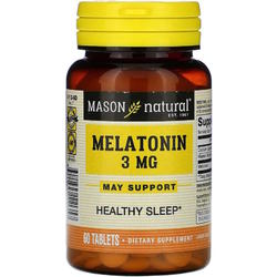Mason Natural Melatonin 3 mg 60 tab