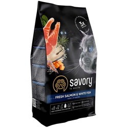 Savory Adult Cat Gourmand Fresh Salmon/White Fish 400 g