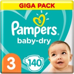 Pampers Active Baby-Dry 3 / 140 pcs