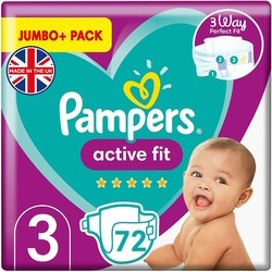 Pampers Active Fit 3 / 72 pcs