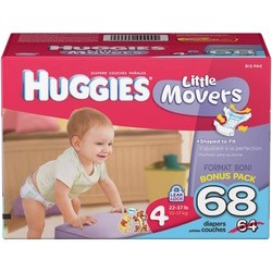 Huggies Little Movers 4 / 68 pcs