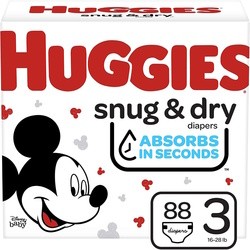 Huggies Snug and Dry 3 / 88 pcs