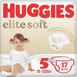 Huggies Elite Soft 5 / 17 pcs