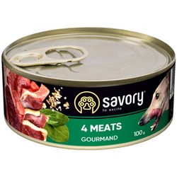 Savory Gourmand 4 Meats Pate 100 g