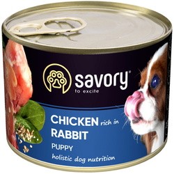Savory Puppy All Breeds Chicken Rich in Rabbit Pate 200 g