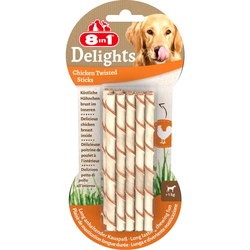 8in1 Delights Chicken Twisted Sticks 10