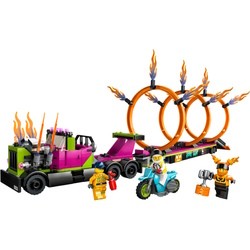 Lego Stunt Truck and Ring of Fire Challenge 60357