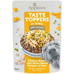 Applaws Taste Toppers Chicken Breast with White Beans Gravy Pouch 12 pcs