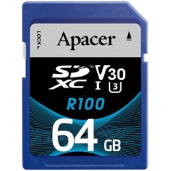 Apacer SDXC UHS-I U3 V30 Class 10 64Gb