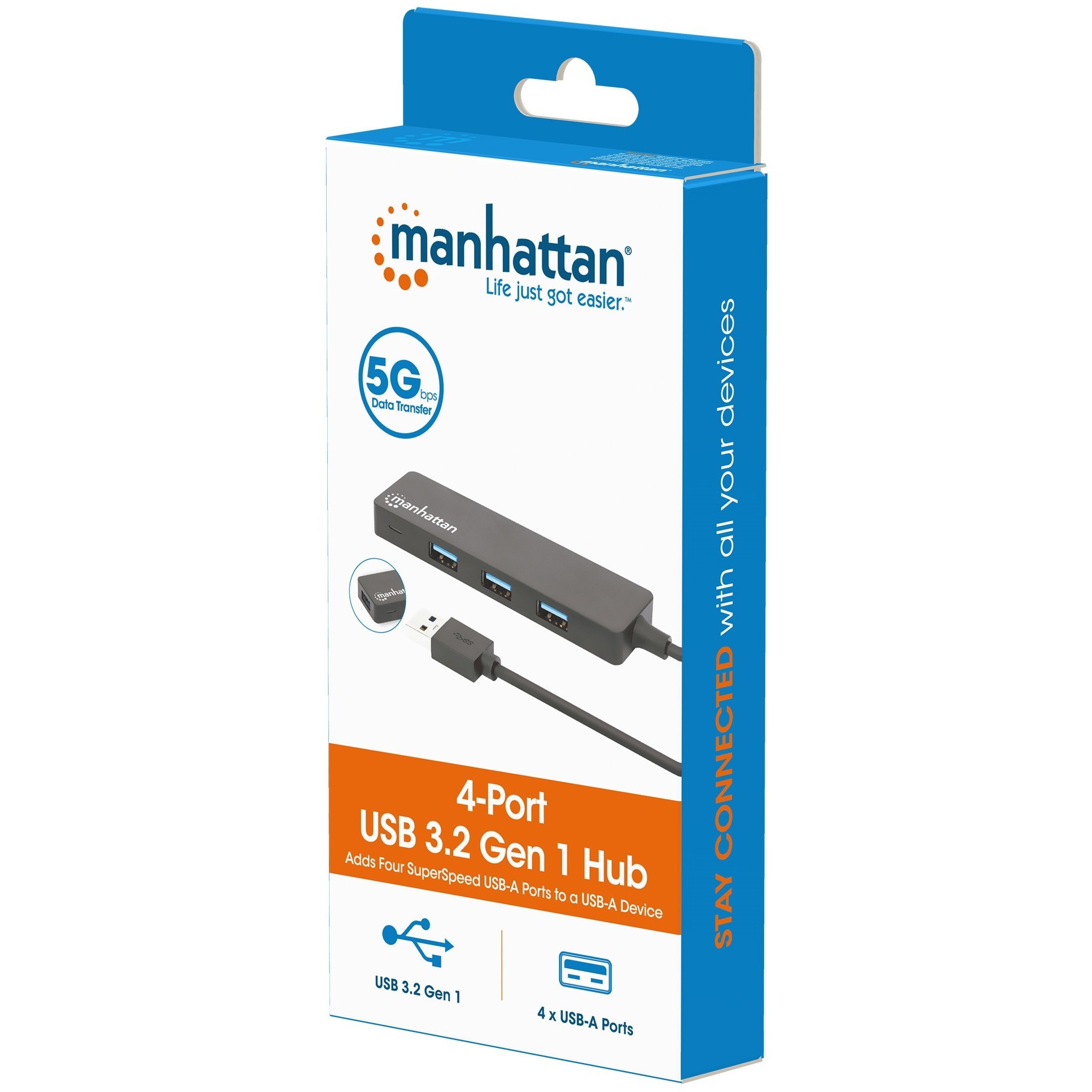 MANHATTAN 4-Port USB 3.0 Type-A Hub