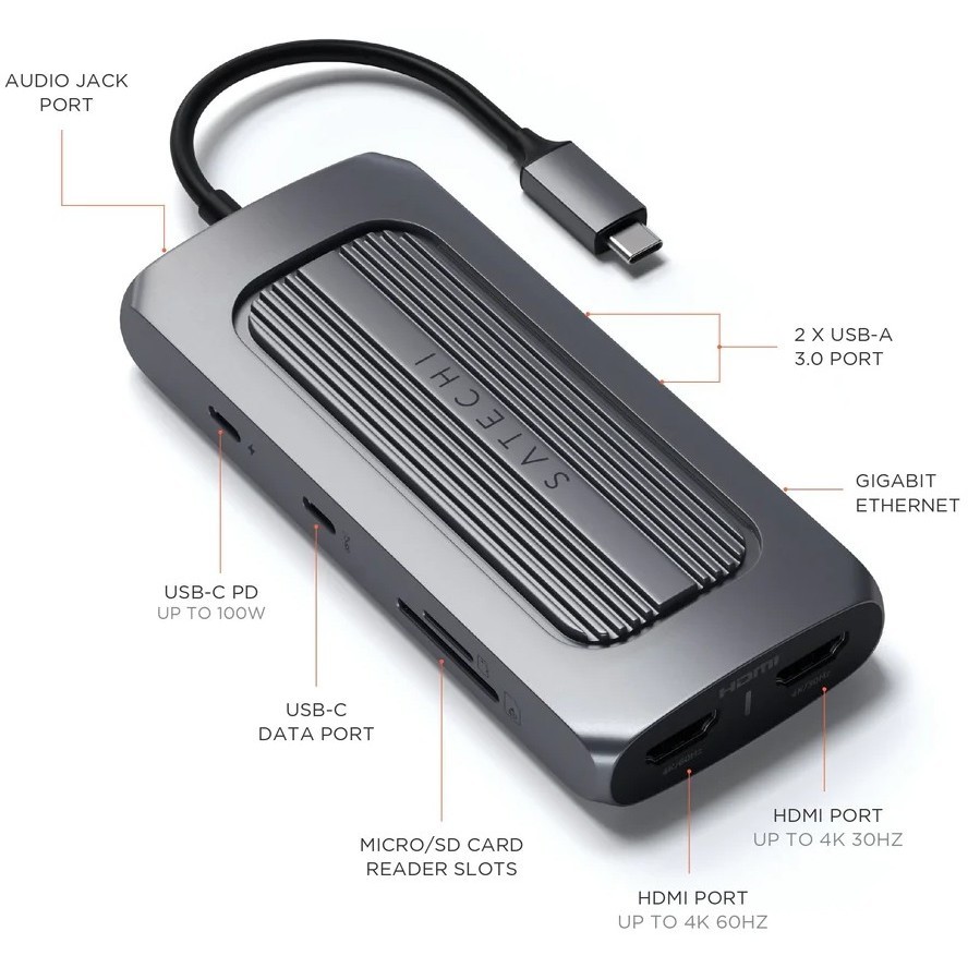 Satechi USB-C Multiport MX Adapter