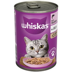 Whiskas 1+ Can with Salmon in Jelly 400 g 12 pcs