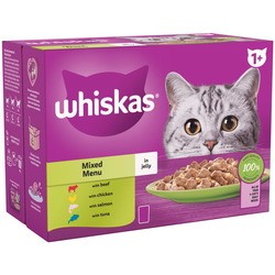 Whiskas 1+ Mixed Menu in Jelly 48 pcs