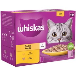 Whiskas 11+ Poultry Feasts in Jelly 48 pcs