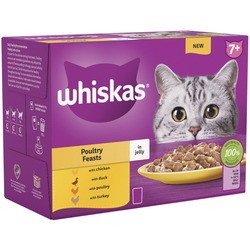 Whiskas 7+ Poultry Feasts in Jelly 12 pcs