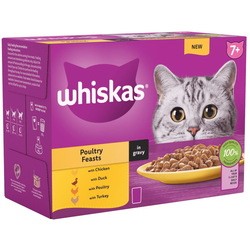 Whiskas 7+ Poultry Feasts in Gravy 48 pcs