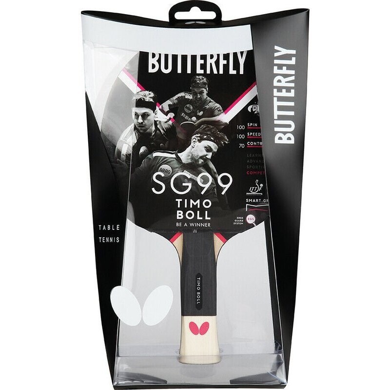 Butterfly 2x Timo Boll SG99 + 2x Drive Case + 6x R40+ balls