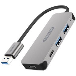 Sitecom USB-A to USB-A + USB-C Hub CN-399