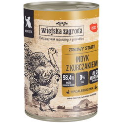 Wiejska Zagroda Kitten Canned Turkey with Chicken 400 g