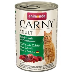 Animonda Adult Carny Beef/Venison with Cowberries 400 g 12 pcs