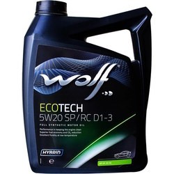WOLF Ecotech 5W-20 SP/RC D1-3 5L