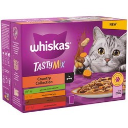 Whiskas Tasty Mix Country Collection in Gravy 96 pcs