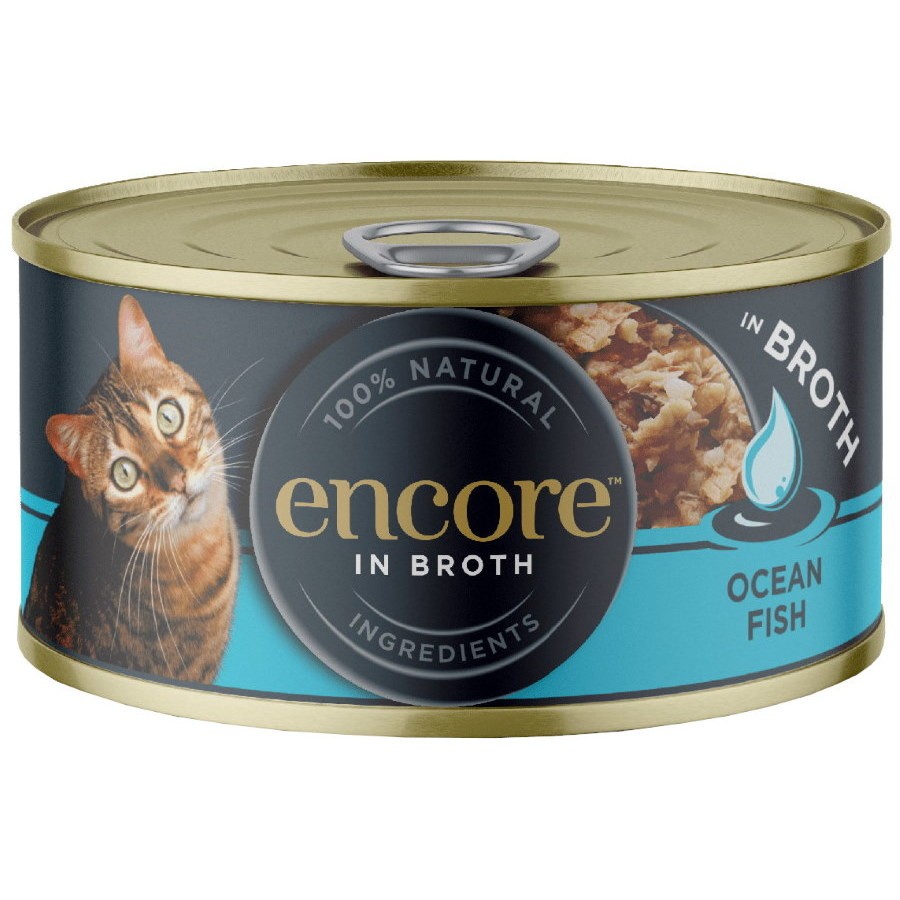 Encore Ocean Fish in Broth Tin 48 pcs