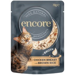 Encore Chicken Breast with Brown Rice in Broth Pouch 16 pcs