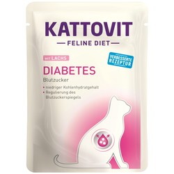 Kattovit Diabetes Pouch with Salmon 6 pcs