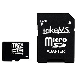 takeMS microSDHC Class 4 4Gb