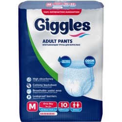 Giggles Adult Pants M / 10 pcs
