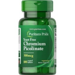 Puritans Pride Chromium Picolinate 500 mcg 100 tab