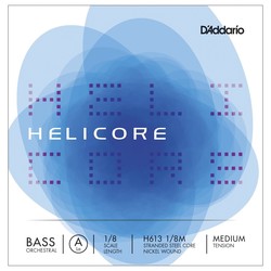 DAddario Helicore Single A Orchestral Double Bass 1/8 Medium