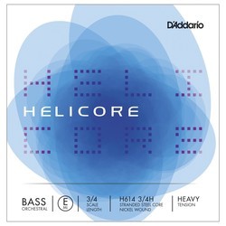 DAddario Helicore Single E Orchestral Double Bass 3/4 Heavy